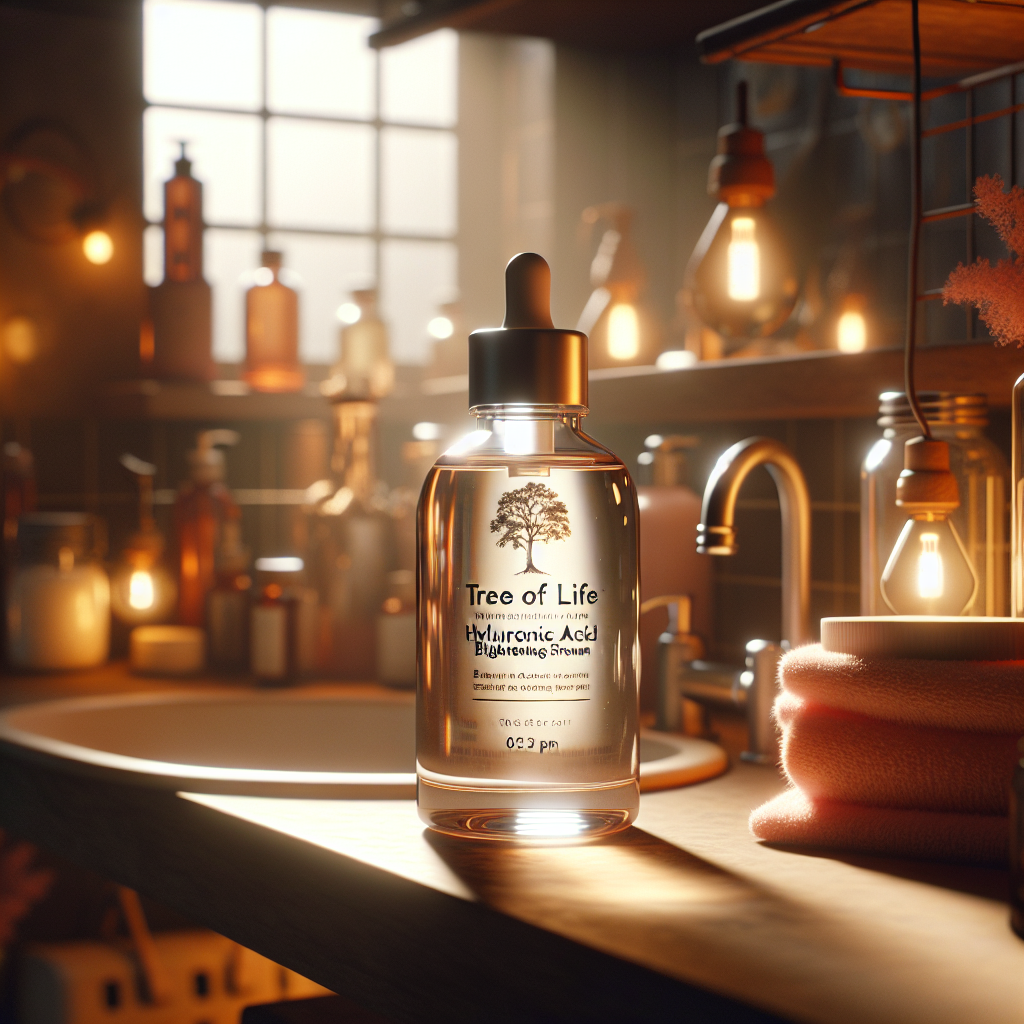 Tree of Life Hyaluronic Acid Brightening Serum: A Cozy Mom’s Skincare Essential